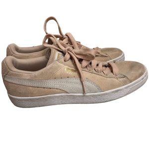 Pink PUMA Suede Classic Sneakers